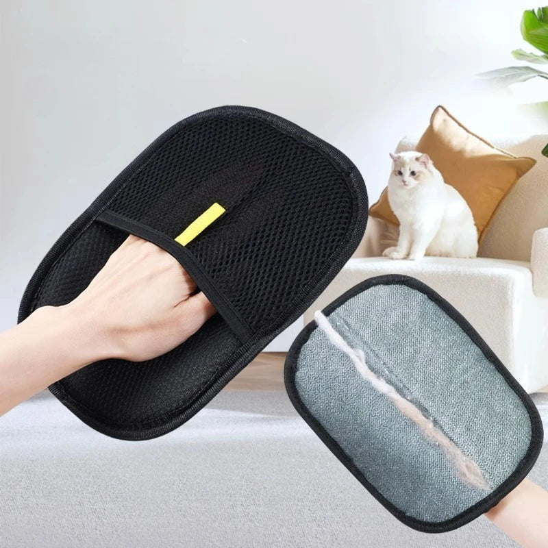 Pet Hair Remover Glove for Dogs & Cats | Deshedding Grooming Brush