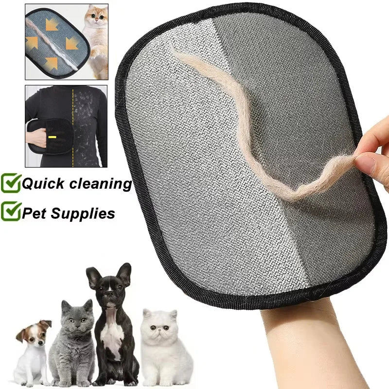 Pet Hair Remover Glove for Dogs & Cats | Deshedding Grooming Brush