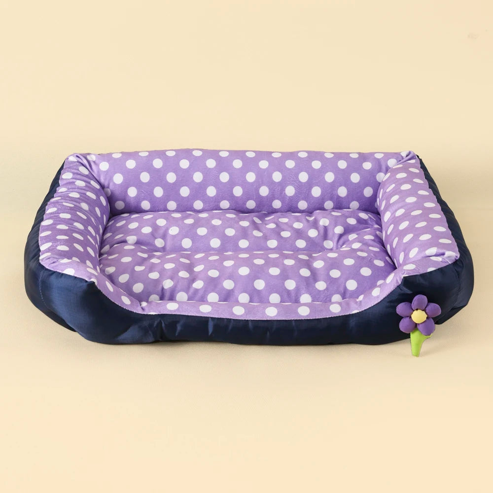 Soft Plush Dog Bed for Medium & Large Dogs | Washable Cozy Pet Sofa