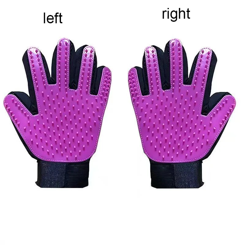 Pet Hair Remover Glove for Dogs & Cats | Deshedding Grooming Brush