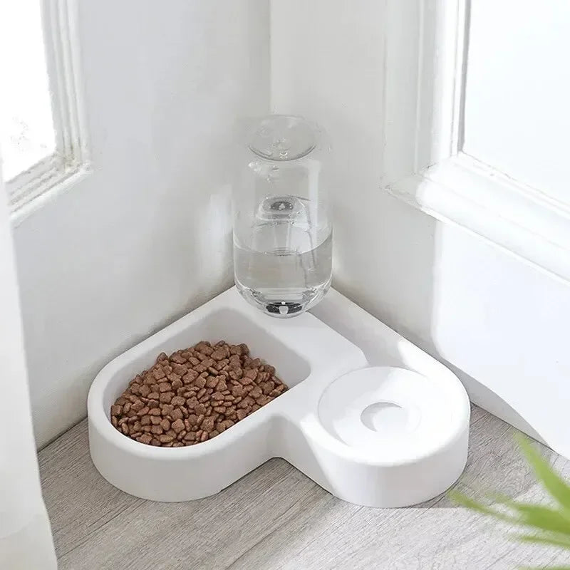 Elevated Dog & Cat Food Bowl Set | Double Pet Feeding & Water Bowls