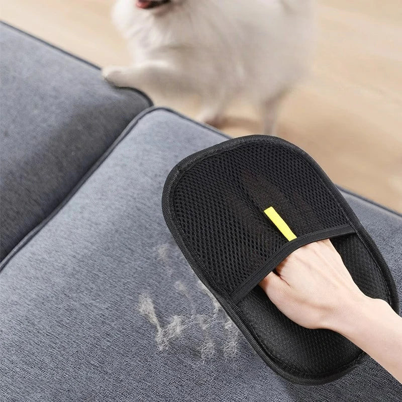 Pet Hair Remover Glove for Dogs & Cats | Deshedding Grooming Brush