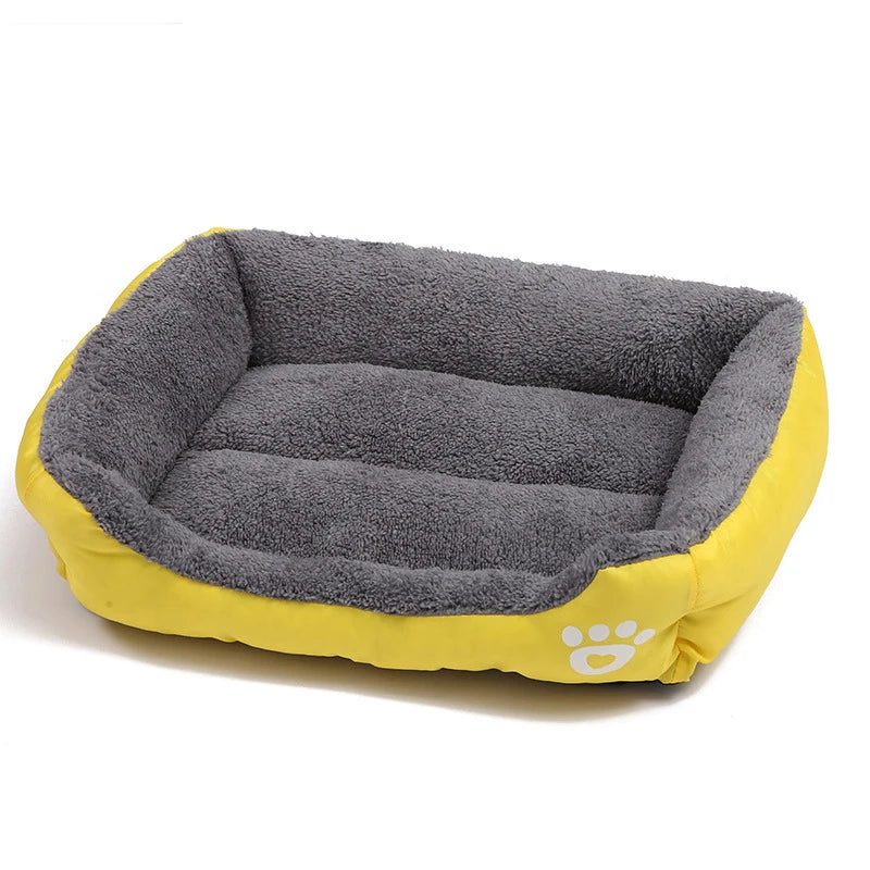 Soft Plush Dog Bed for Medium & Large Dogs | Washable Cozy Pet Sofa