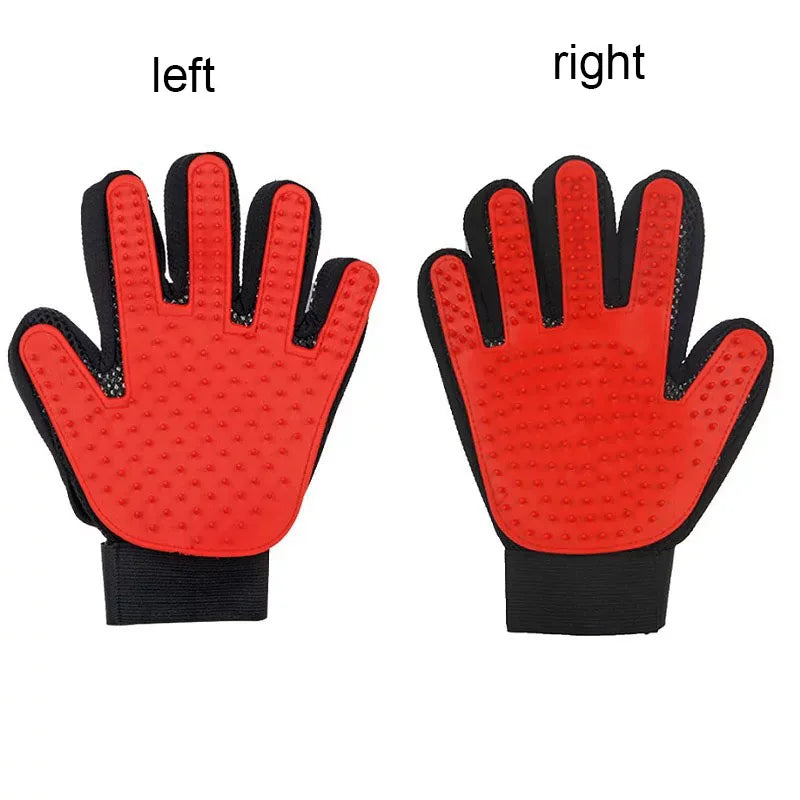 Pet Hair Remover Glove for Dogs & Cats | Deshedding Grooming Brush