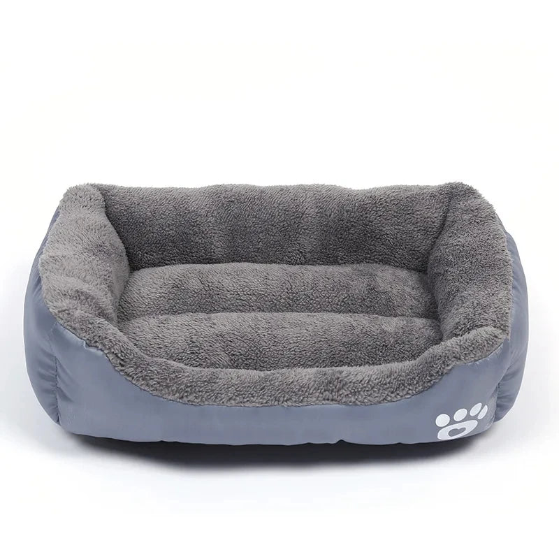 Soft Plush Dog Bed for Medium & Large Dogs | Washable Cozy Pet Sofa