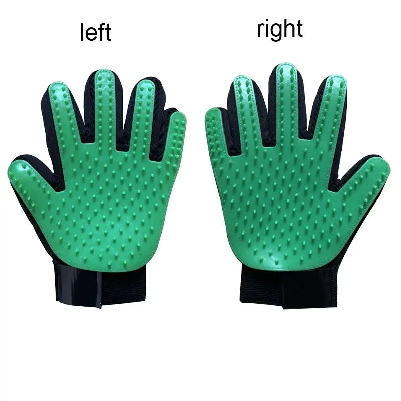 Pet Hair Remover Glove for Dogs & Cats | Deshedding Grooming Brush