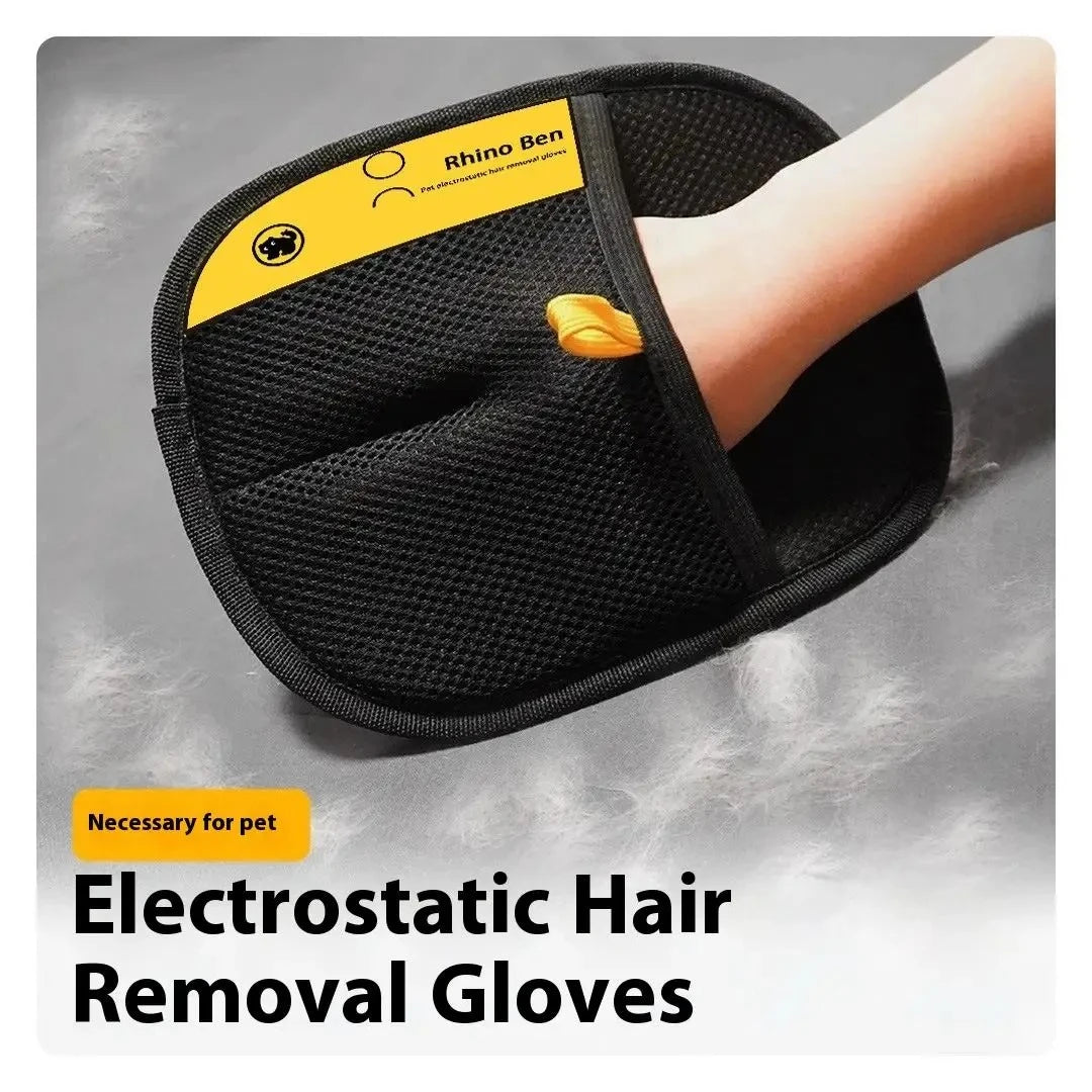 Pet Hair Remover Glove for Dogs & Cats | Deshedding Grooming Brush
