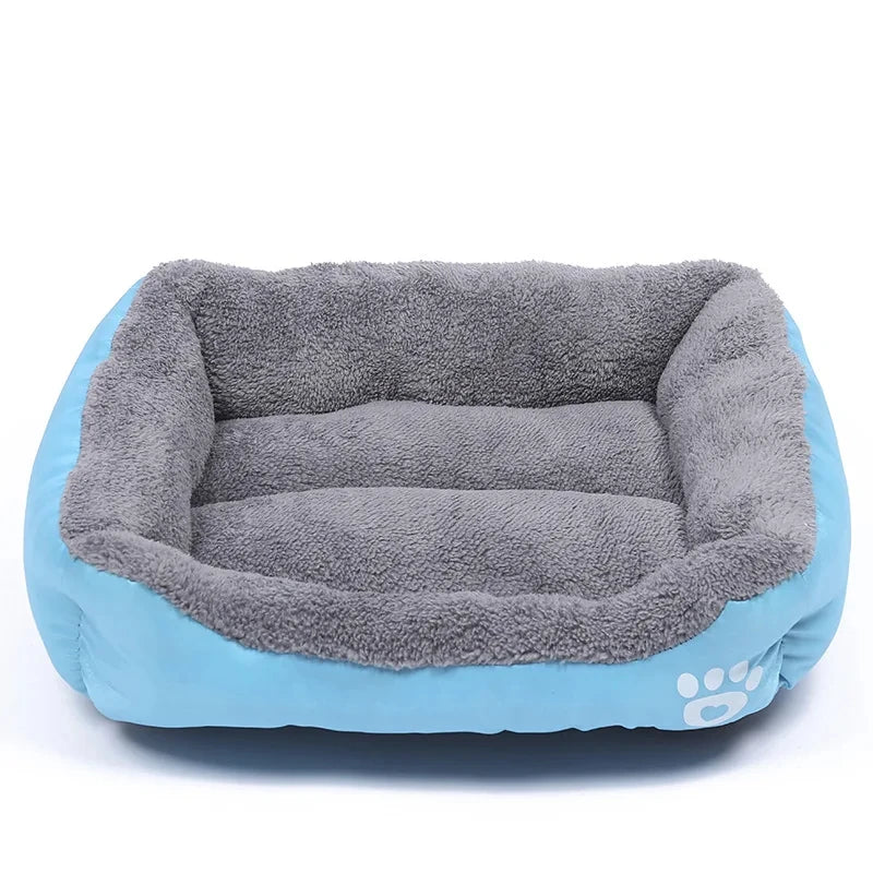 Soft Plush Dog Bed for Medium & Large Dogs | Washable Cozy Pet Sofa